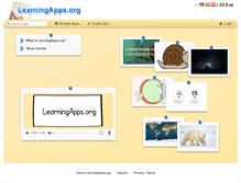 Tablet Screenshot of learningapps.org